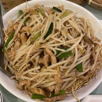 Congee Village - Shredded pork pan-fried noodle - Cantonese Near Me - Flushing, New York