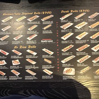Sushi Loco - Menu 3/1 - Sushi Bars Near Me - Corona, California Sushi Loco - Menu 3/1 - Sushi Bars Near Me - Corona, California