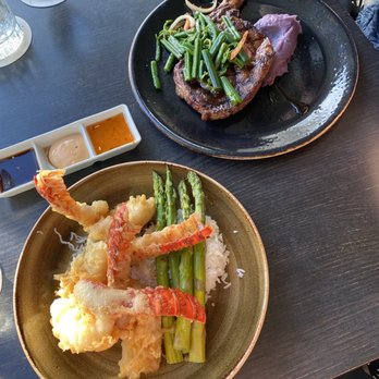 Kō - Lobster tempura  and the Paniolo Bone In Rib-Eye - Seafood Near Me - Maui, Hawaii