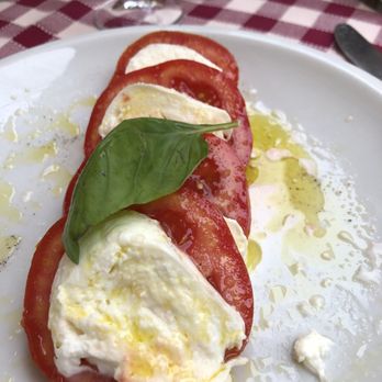 Osteria da Mario - Caprese. Perfect summer tomatoes with wonderful mozzarella. - Italian Near Me - Rome, RM