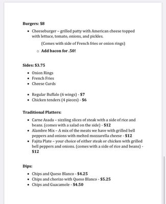 Menu photo 2 Happy Donkey Tequilla Bar Mason City, IA