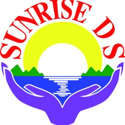 Sunrise Day Spa - Our Logo represents what we believe with open healing hands encompassing a balance of life all around us