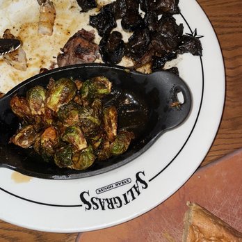 Saltgrass Steak House - Mushrooms are the black items - Steakhouses Near Me - Rogers, Arkansas Saltgrass Steak House - Mushrooms are the black items - Steakhouses Near Me - Rogers, Arkansas