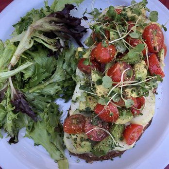 Foreigner - hummus and avocado toast with mixed greens - Breakfast & Brunch Near Me - San Mateo, California Foreigner - hummus and avocado toast with mixed greens - Breakfast & Brunch Near Me - San Mateo, California