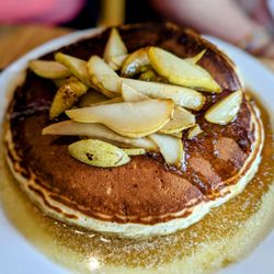 The Wild Plum Cafe - Roasted Pear Pancakes