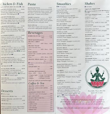 Menu photo 6 Lotus Cafe & Juice Bar Encinitas, CA Menu photo 6 Lotus Cafe & Juice Bar Encinitas, CA
