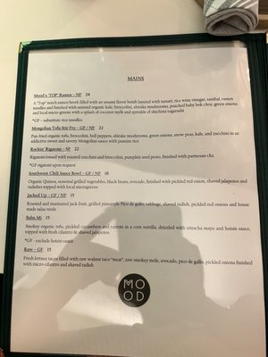 Menu photo 7 Mood Tequesta, FL