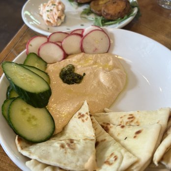Oddfellows - White bean hummus. Tastes great but the play seemed incomplete. - Breakfast & Brunch Near Me - Dallas, Texas Oddfellows - White bean hummus. Tastes great but the play seemed incomplete. - Breakfast & Brunch Near Me - Dallas, Texas