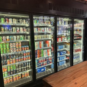 Fia’s Pizzeria - Large beverage cooler! - Pizza Near Me - Houston, Texas Fia’s Pizzeria - Large beverage cooler! - Pizza Near Me - Houston, Texas