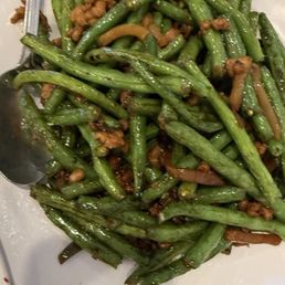Stir fried green beens Stir fried green beens