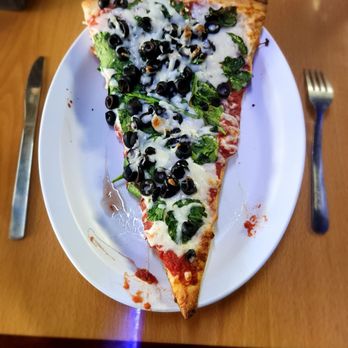 The Pizza Place - Giant 2-topping pizza slice. - Pizza Near Me - San Dimas, California The Pizza Place - Giant 2-topping pizza slice. - Pizza Near Me - San Dimas, California