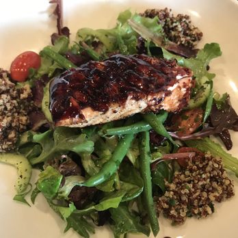 Rusconi's American Kitchen - 1/2 blackberry glazed salmon salad - American Near Me - Phoenix, Arizona Rusconi's American Kitchen - 1/2 blackberry glazed salmon salad - American Near Me - Phoenix, Arizona