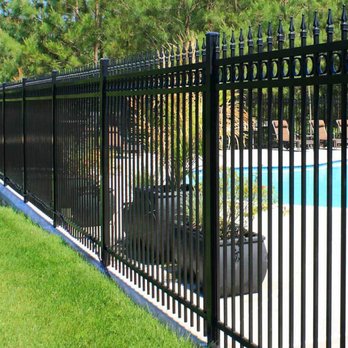 Elite Fence NC - a black aluminum fence surrounding a pool - Fences & Gates Near Me - Mint Hill, North Carolina Elite Fence NC - a black aluminum fence surrounding a pool - Fences & Gates Near Me - Mint Hill, North Carolina