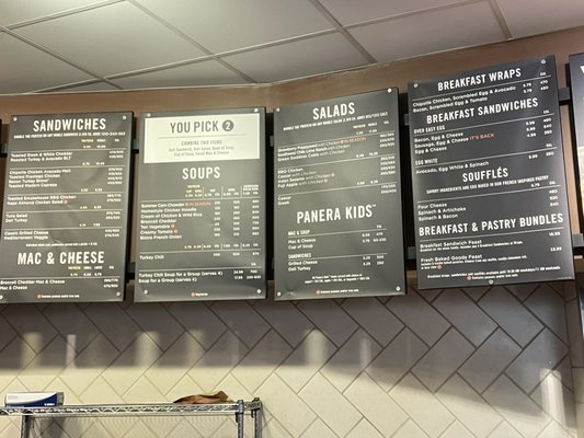 Menu photo 2 Panera Bread Cupertino, CA Menu photo 2 Panera Bread Cupertino, CA