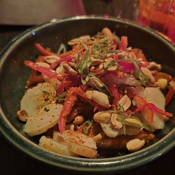 Lola’s - Sichuan Chicken Dumplings--very tasty!