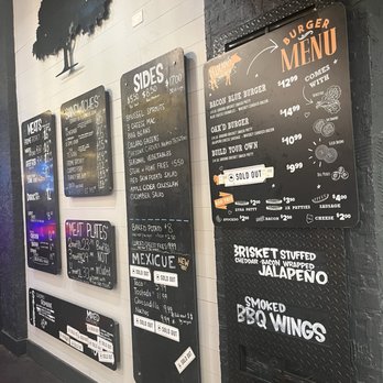 OAK'D BBQ - Wall Menu at Oak'd - Barbeque Near Me - Dallas, Texas OAK'D BBQ - Wall Menu at Oak'd - Barbeque Near Me - Dallas, Texas