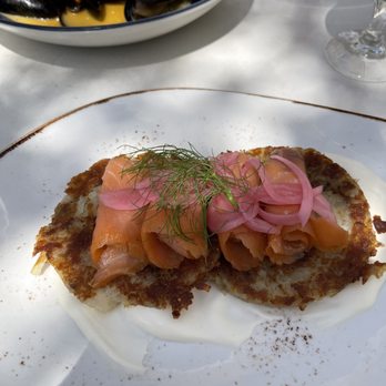 Fulton Market Kitchen - Potato Pancakes - New American Near Me - Chicago, Illinois