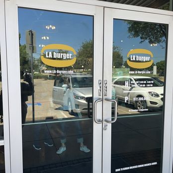 LA Burger - The outside entrance - Burgers Near Me - Carrollton, Texas