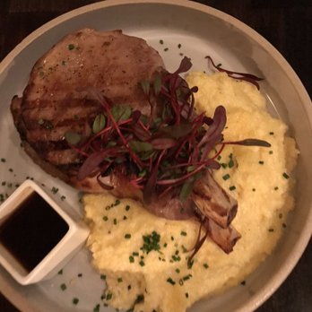 Side Work - Double-cut pork chop w/ polenta - American Near Me - Telluride, Colorado