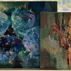 The Lost  and Found Resale Interiors - Jack Rickard original art- Desert Series