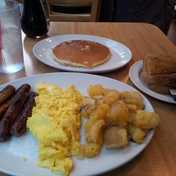 Sunset Grill - Three eggs with sausages $6.50 and free pancake using the minicard you find at hotels for tourists. - Diners Near Me - Toronto, Ontario Sunset Grill - Three eggs with sausages $6.50 and free pancake using the minicard you find at hotels for tourists. - Diners Near Me - Toronto, Ontario