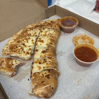 Five Loaves - Italiano Calzone w/ Marinara Sauce. Delicious! - Pizza Near Me - Irvine, California