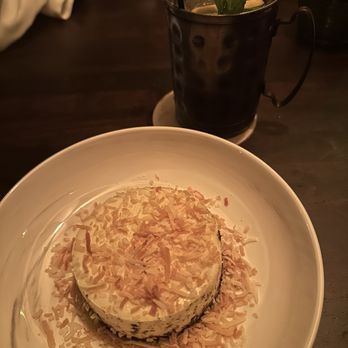 Amelia's 1931 - Coconut cheesecake with Oreo crust - Cuban Near Me - Miami, Florida Amelia's 1931 - Coconut cheesecake with Oreo crust - Cuban Near Me - Miami, Florida