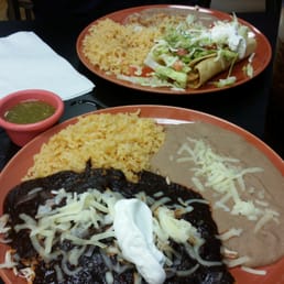 Chicken Mole Enchiladas \