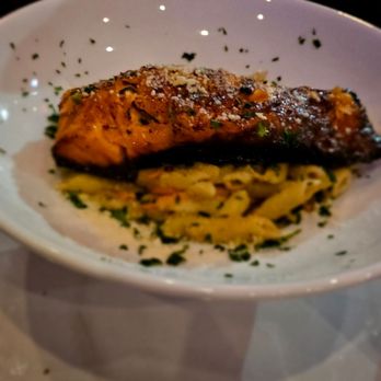 EKO Restaurant - This was delicious.    Truly recommended  salmon with pasta. - Caribbean Near Me - Brooklyn, New York