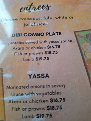 Menu photo 5 Bissap Baobab San Francisco, CA Menu photo 5 Bissap Baobab San Francisco, CA