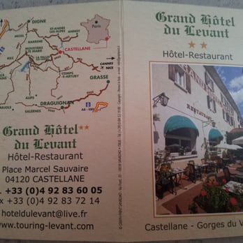 Hôtel du Levant - Carte de l'hôtel - Hotels Near Me - Castellane, 04