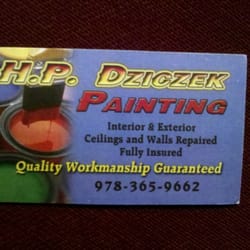 HP Dziczek Painting - His card