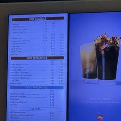 Illy Caffe - Menu