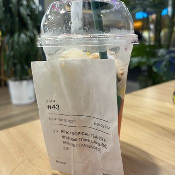 Unu Cafe - Over packed with ice. Paid for a 24 oz and got a 20 oz. - Bubble Tea Near Me - Westminster, California Unu Cafe - Over packed with ice. Paid for a 24 oz and got a 20 oz. - Bubble Tea Near Me - Westminster, California