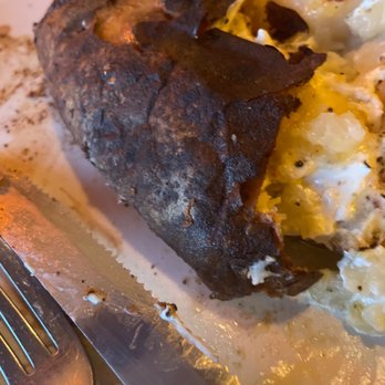 Great American Steakhouse - Over cooked potato - Steakhouses Near Me - Anthony, Texas