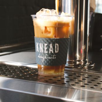 Knead Doughnuts - a cup of iced coffee - Donuts Near Me - Westerly, Rhode Island