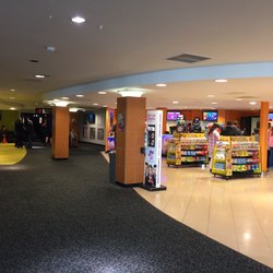 Cineworld - Tills, where you can buy extortionate but delicious snacks.