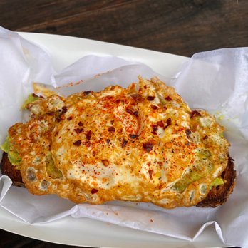 The Coffee Shop - Avocado toast (look at all that delicious seasoning!) - Coffee & Tea Near Me - Portland, Oregon