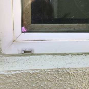 Dynamic Painting - Paint bled onto window frame - Painters Near Me - Roseville, California