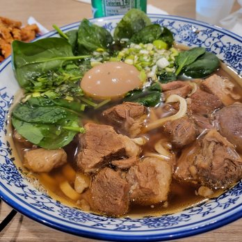 LAN Noodle - L2. N8. Braised Beef Soup with cold Tea Egg. Steaming hot bowl! - Noodles Near Me - West Covina, California LAN Noodle - L2. N8. Braised Beef Soup with cold Tea Egg. Steaming hot bowl! - Noodles Near Me - West Covina, California