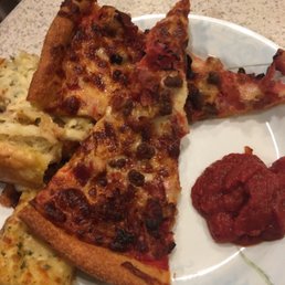 Look at the marinara sauce, thicker that tomato paste and my burnt pizza Look at the marinara sauce, thicker that tomato paste and my burnt pizza