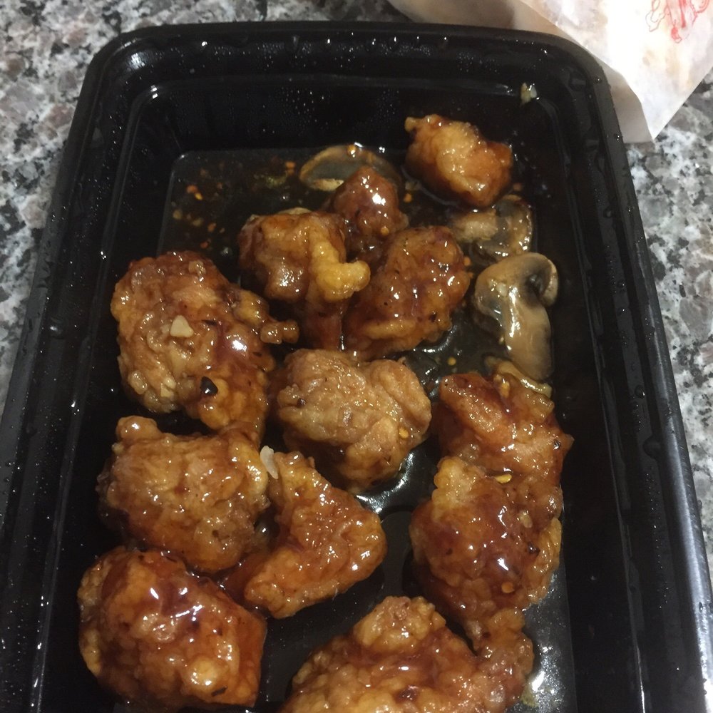 a tray of chicken