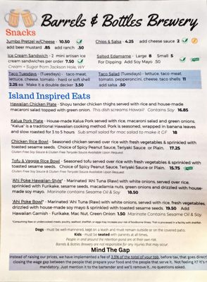 Menu photo 1 Barrels & Bottles Brewery Golden, CO Menu photo 1 Barrels & Bottles Brewery Golden, CO