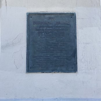 Burnside Bridge - Plaque - Landmarks & Historical Buildings Near Me - Portland, Oregon