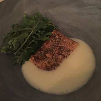 Reverie Restaurant - Salmon spinach Yuzu jasmine - Canadian (New) Near Me - London, Ontario