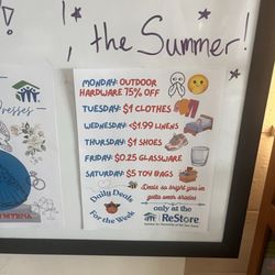 Habitat For Humanity ReStore - Deal cheat sheet