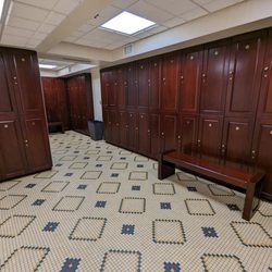 Duke University Golf Club - Inside the men's locker room.