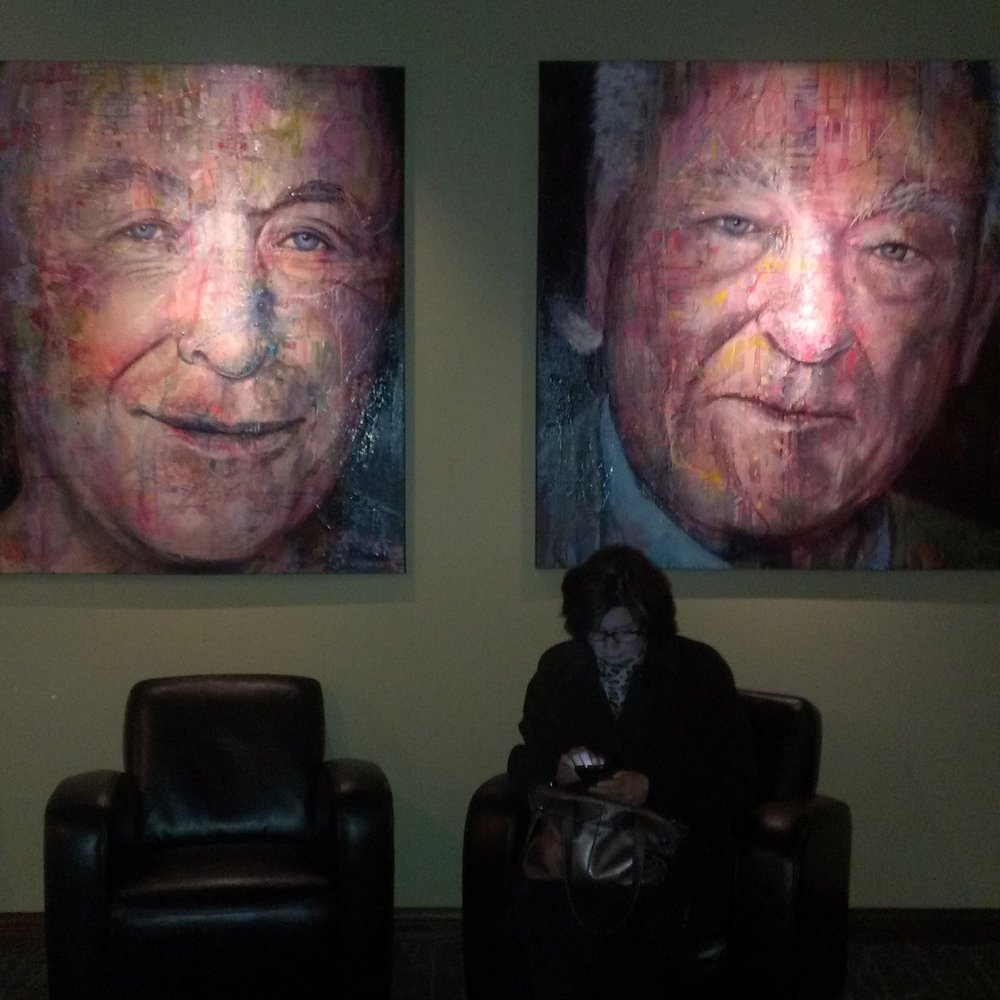 Yardbird Suite - Large pic of P.J. Perry and Tommy Banks in the foyer. - Music Venues Near Me - Edmonton, Alberta