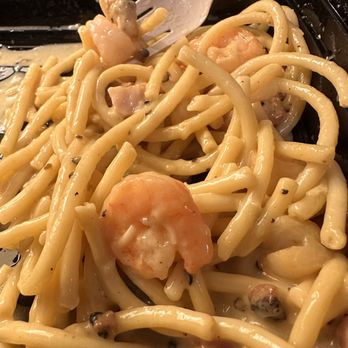 Francoli Gourmet - CARBONARA DI MARE too much pepper - Italian Near Me - Orange, California Francoli Gourmet - CARBONARA DI MARE too much pepper - Italian Near Me - Orange, California