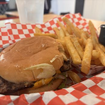 Secret Burger Kitchen - Classified Cheeseburger + Fries + Extra SBK Sauce - Burgers Near Me - Seattle, Washington Secret Burger Kitchen - Classified Cheeseburger + Fries + Extra SBK Sauce - Burgers Near Me - Seattle, Washington